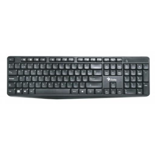 [STYLOS_STPTEC4B] Stylos TECLADO INALAMBRICO NEGRO