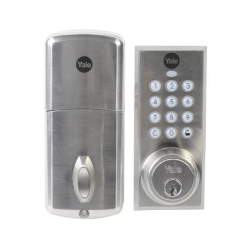 Assa Abloy Cerradura Digital  con Teclado YDD114 / 10 usuarios/ Para Puerta Izq o Derecha de 60 a 70 mm