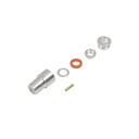 RF Industries Conector N Hembra de anillo plegable para cables RG-8/U (BELDEN 8237), RG213/U (8267), RG214 (8268).