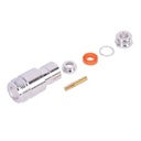 RF Industries Conector N Hembra de Rosca para cables RG-58/U, RG-142/U.