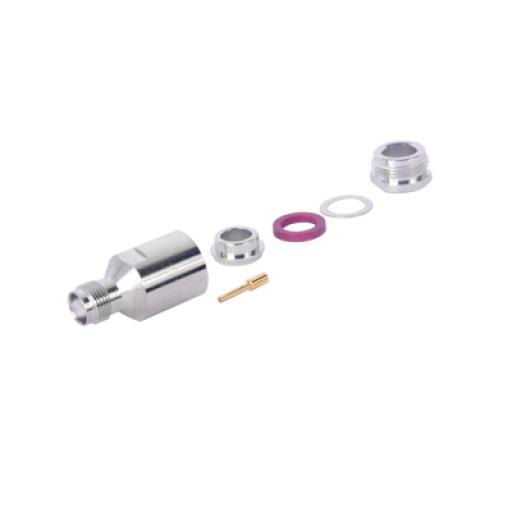 RF Industries Conector TNC Hembra de Rosca para 9913, 7810A, 8214, CNT-400, RG8/U-SYS, RFLASH-1113.