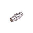 RF Industries Adaptador Barril en Línea de Conector TNC Hembra a TNC Hembra, Níquel/ Oro/  Teflón.