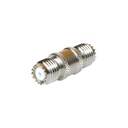 RF Industries Adaptador Barril en Línea, de Conector Mini-UHF Hembra a Mini-UHF Hembra, Níquel/ Oro/ Teflón.