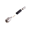 RF Industries Conector SMA Macho de anillo plegable para cable RG-174/U, BELDEN 8216,