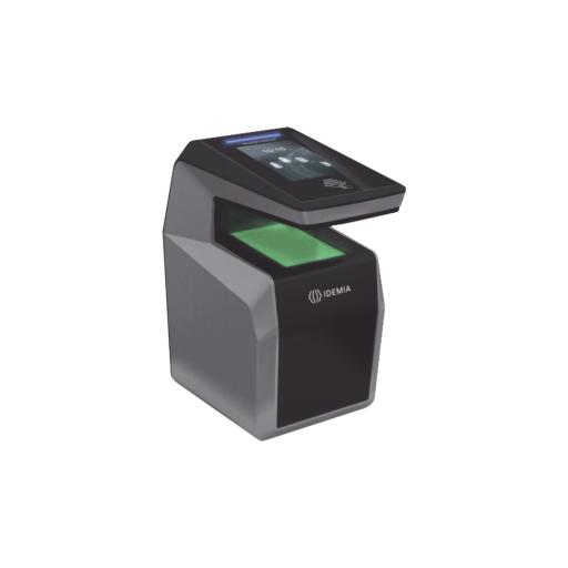 [IDEMIA_293722319] IDEMIA Lector de huella MorphoWave Compact / lector Multiformato  MIFare, DESFire, Prox, ICLASS/ QR/ IP65 / PoE