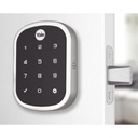 Assa Abloy Cerradura ASSURE YRD256, Niquel Satinado/Teclado/ Para puertas Izq o Derecha de  35 a 57 mm de espesor/ Apertura por Smartphone