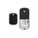 Assa Abloy Cerradura ASSURE YRD256, Niquel Satinado/Teclado/ Para puertas Izq o Derecha de  35 a 57 mm de espesor/ Apertura por Smartphone