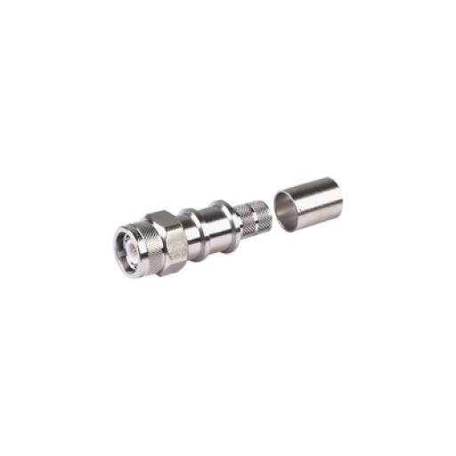 Times Microwave Systems Conector TNC Macho Plegable con Pin Cautivo para cables Tipo RG8