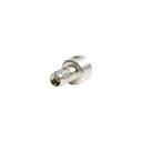 RF Industries Adaptador UNIDAPT Hembra a SMA Macho Inverso. Plata / Oro / Teflón.