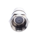 Epcom Conector Macho Plegable, PIN para Cable RG-59, Bronce Niquelado.