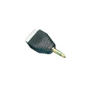 Epcom Adaptador para audio y video de 3.5 mm con terminal atornillable