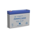 Power-Sonic Batería 12V, 2.8AH, Para Respaldo, Tecnologías AGM/VRLA, 5 Años Vida Útil, Terminales F1, Reconocida UL 