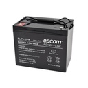 Epcom Batería 12 Vcc / 75 Ah /  UL / Tecnología AGM-VRLA / Retardante a la flama/ Uso en: Aplicaciones fotovoltaicas / Terminales tipo M6  / Cargador recomendado CHR-250. 
