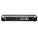 Grandstream Networks Conmutador IP-PBX de 2 puertos FXO + 2 FXS, 30 llamadas concurrentes, 500 usuarios y doble puerto Gigabit