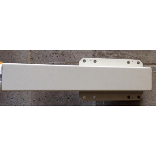CAME Enganche para mástil 009MXARM001 con barrera GARD4 (001G4140Z / G3750) / 8 orificios para tornillería / SOPCAM