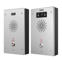 Fanvil Video Intercomunicador IP, 2 líneas SIP, 2 relevadores con botón para llamada, Onvif, anti-vandálico, PoE, IP65 e IK10, PoE