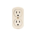 Surtek Contacto Dúplex 127 Vca, 15 A Max. Para Sobreponer (Sin perforar la superficie).