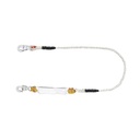 TULMEX Amortiguador con Cable de Protección de  Nylon y 2 Ganchos de Seguro Doble.
