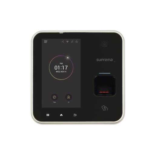 Suprema BioStation A2, Lector de Huella con Teclado Touch, Pantalla LCD 5", WiFi, PoE y Lector 125kHz EM