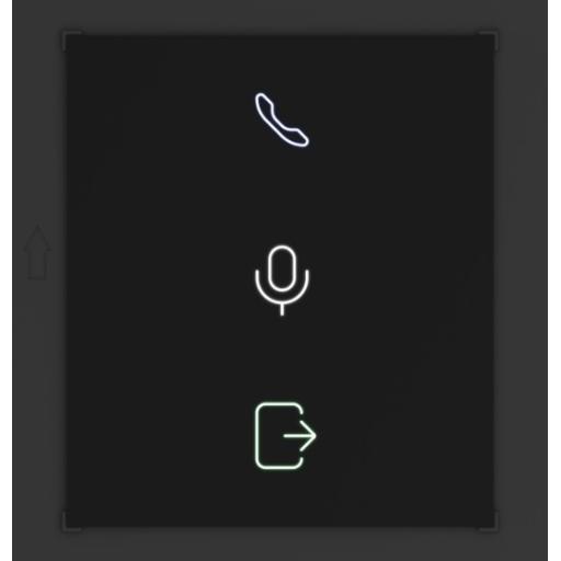 Hikvision Digital Technology Modulo para Indicar Recepción de Llamada / Apertura de Puerta o Audio Bidireccional en Videoportero IP Modular