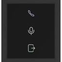 Hikvision Digital Technology Modulo para Indicar Recepción de Llamada / Apertura de Puerta o Audio Bidireccional en Videoportero IP Modular