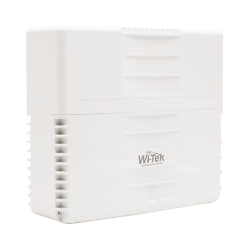 WI-TEK Switch PoE para exterior / No administrable / Con 8 puertos PoE (6 x fast ethernet + 2 x Gigabit) / 3 puertos Uplink gigabit (2 puertos RJ45 + 1 puerto SFP) / Presupuesto 120W