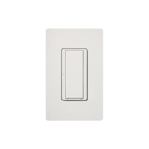 Lutron Switch on/off interruptor inalámbrico señal ClearConnect para iluminación de 6 A, ventilador de 1/10 HP, 120 V, requiere cable neutro.