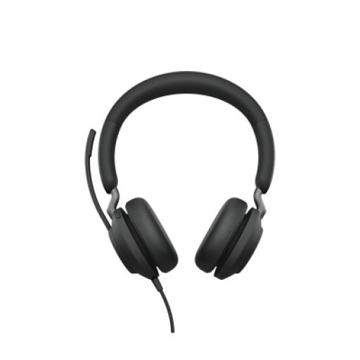 Jabra Jabra Jabra Evolve 2 40, Auricular stereo versión UC con aislamiento de ruido, conexión USB-A y indicador de ocupado (Busylight) (24089-989-999) 