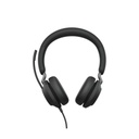 Jabra Jabra Jabra Evolve 2 40, Auricular stereo versión UC con aislamiento de ruido, conexión USB-A y indicador de ocupado (Busylight) (24089-989-999) 