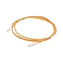 Siemon Patch Cord MC6 Modular Cat6 UTP, CM/LS0H, 7ft, Color Naranja, Diámetro Reducido (28AWG)
