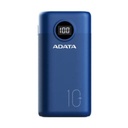 Cargador Portátil Adata P10000QCD, 10.000mAh, Azul