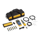 Fluke Kit Avanzado de Calificador de Red CableIQ™, para Medición de Capacidades en Redes 10/100/1000 Base-T, y Compatibilidad con VoIP, Datos y Vídeo