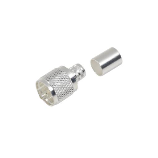 RF Industries Conector UHF macho (PL-259) para LMR-400, 9913, CTN-400, 7810A, 8214, RG8/U-SYS, RFLASH-1113