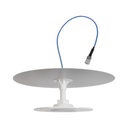 WeBoost Antena Omnidireccional de Bajo Perfil Ultra Delgada con Reflector para Máxima Ganancia de 7dBi. Cubre bandas de celular 5G, 4G, 3G y WiFi de 608 a 2700 MHz.