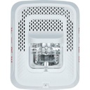 System Sensor Bocina con Lámpara Estroboscópica, Montaje en Pared, Color Blanco, Nuevo Diseño Moderno y Elegante y Menor Consumo de Corriente