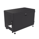 LINKEDPRO BY EPCOM Gabinete Profesional de Piso para Telecomunicaciones de 12UR, 1000 mm Profundidad.