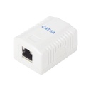 LINKEDPRO BY EPCOM Caja de pared con 1 puerto, incluye 1 jack STP Cat6A