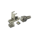 LINKEDPRO BY EPCOM Plug RJ45 Blindado Categoría 6A -Sin herramienta, para terminación en campo 