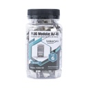 LINKEDPRO BY EPCOM Bote con 100 Piezas de Plug Modular RJ45 Cat6 blindado con pin de tierra, chapado de oro a 30 micras para durabilidad extrema