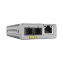 Allied Telesis Convertidor de medios Gigabit, conector SC Distancia (20KM) Monomodo Versión TAA