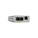 Allied Telesis Convertidor de medios Gigabit, conector SC Distancia (20KM) Monomodo Versión TAA