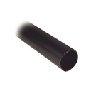 Syscom Tubo Termoencogible (Termofit) Negro de 1.2 m, 1.5 de Diámetro, Reduce de 2:1, Poliolefina.
