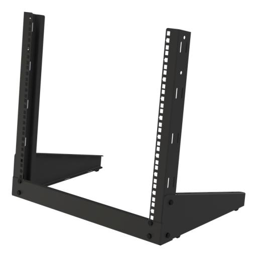 LINKEDPRO BY EPCOM Rack de 19", 9 UR,  Para Uso en Mesa. Ideal para Instalaciones, Temporales / Pruebas / Exhibición