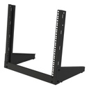 LINKEDPRO BY EPCOM Rack de 19", 9 UR,  Para Uso en Mesa. Ideal para Instalaciones, Temporales / Pruebas / Exhibición