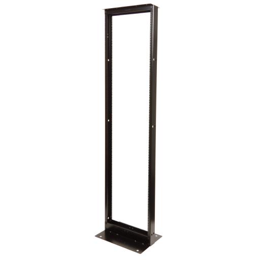 Siemon Rack de Dos Postes Estándar de 19", Numerado, Fabricado en Acero y 45 Unidades de Rack, Color Negro