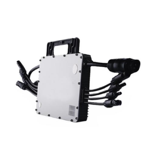 [HOYMILES_MI1500] HOYMILES Microinversor 1500 W para Interconexión a Red Eléctrica 220V,  IP67, Con Cable Troncal Incluido, Para 4 Modulos de Hasta 470 W