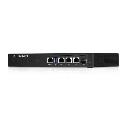 [UBIQUITINETWORKS_ER-4] Ubiquiti Networks EdgeRouter 4, con 3 puertos 10/100/1000 Mbps + 1 puerto SFP, con funciones avanzadas de ruteo