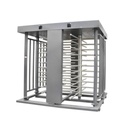 AccessPRO Torniquete Doble / Cuerpo Completo / Interior/Exterior / 100% Acero con Pintura Gris / EJE CENTRAL de Acero Inoxidable / Acabado de Lujo / Alto Tráfico