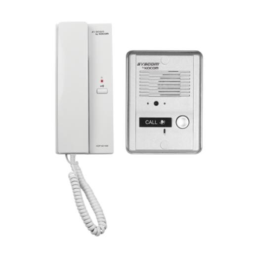 Kocom Kit de audio portero con un auricular (expandible hasta 3 auriculares)