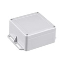 txPRO Gabinete Plástico Gris para Exterior (IP65) de 120 x 120 x 60 mm Cierre por Tornillos.